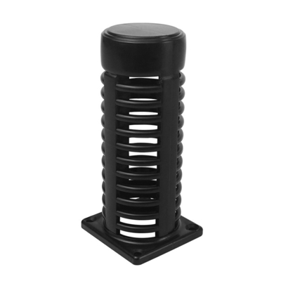 ABS Material Black Round Hollow Handle For Portable Anti Drone Shield  Device System