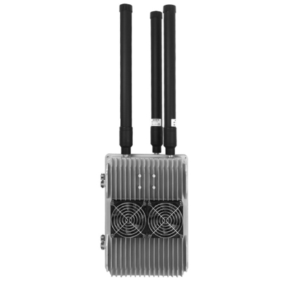 Effective 3 Channel 1.5 km Aluminium Anti-FPV Jammer for Car Mount -40ºC to 65ºC