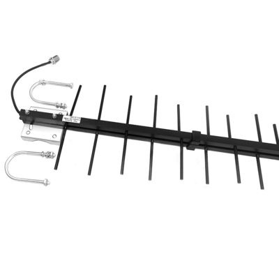 700-1020MHz 14dBi 50W Yagi Directional Antenna Black Customized for Signal Field Coverage