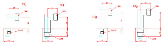 90 Degree Flanged Joint Copper-made S In N Connector For Drone System Device