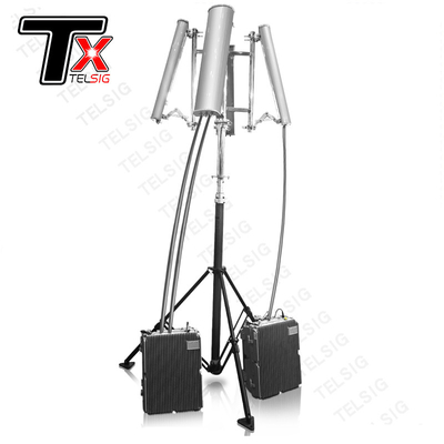 470W High Power 6 channel Drone Signal Jammer For Long Range Drone Shield Device