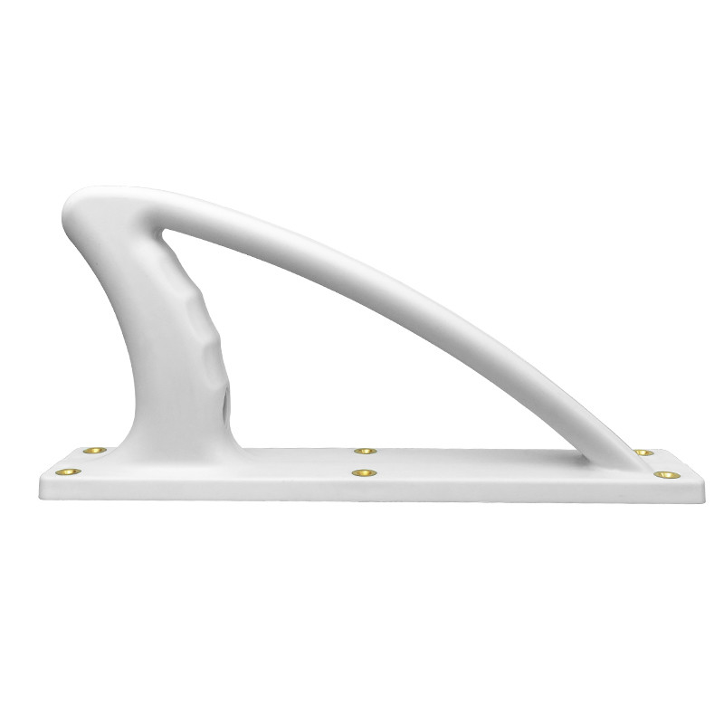ABS Material White Large Grip Handle For Portable Anti Drone Shield Device System