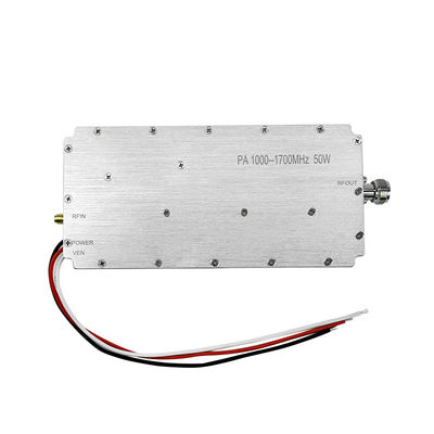 Module d'amplificateur de puissance anti-drone à large bande de 50W Plage de fréquence 1000-1700MHz Gain 47 pour les besoins de sécurité en extérieur