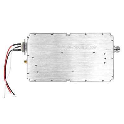 Module d'amplificateur de puissance à large bande 50W 47dbm 300-2000mhz pour champ de communication