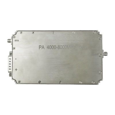 Module amplificateur de drone à gain élevé 50W 4000-8000MHz, gain 47dB, sortie stable 1dB