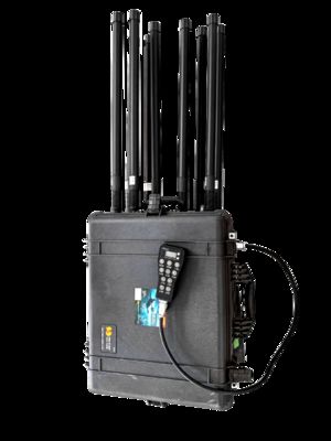 Installation de brouilleur de signaux GPSL1 WIFI VHF UHF pour drone FPV et protection de sécurité pour voiture