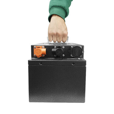 Inspection nationale de la qualité AC DC 24V 120A batterie externe portable au lithium longue durée de vie