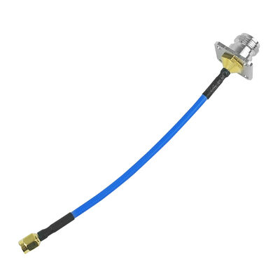 Cable coaxial RF 50 Ohm à faible perte DC‐18 GHz pour brouilleur de signal et communication sans fil