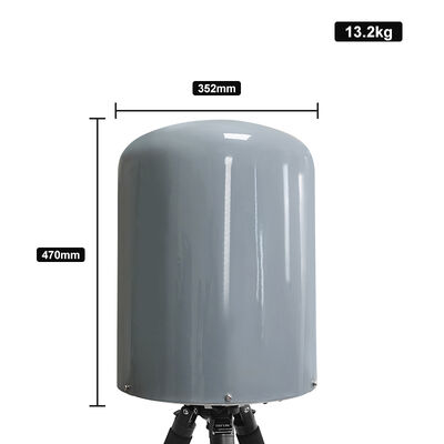 Détecteur de drones à 5 km Radius de détection 700-6300MHz large bande 360° Omni-directionnel pour l'alerte précoce des drones
