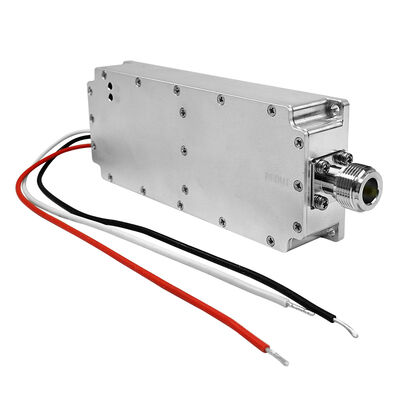 Casse en aluminium à solution de GaN de type N 50W 6,5 GHz 7,5 GHz amplification du module de brouilleur de signal de drone