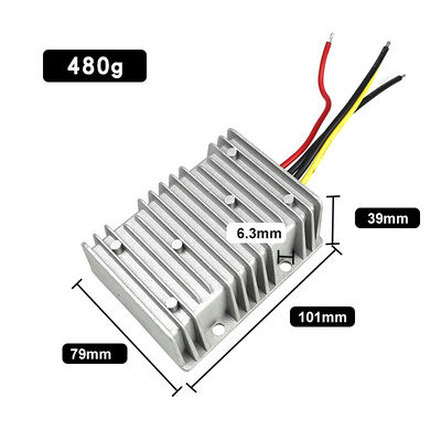 Convertisseur de puissance 24V 28V 32V 100V 20A, module d'amplification DC-DC, transformateur monté sur véhicule