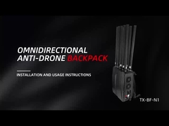 Comment utiliser le brouilleur anti-drone manpack