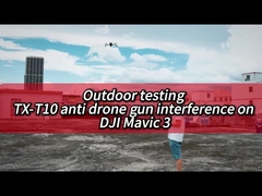 Protection du dresseur VIP d'UAV de brouilleur de bourdon de forme d'arme à feu de 6 bandes militaire