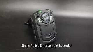Caméra portée par le corps d'explosion, enregistrement vidéo et fonction de parole