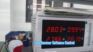 Module de brouilleur numérique Lora de signal de drone contrôlé par logiciel